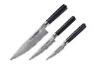 Samura Messer DAMASCUS CHEF`S ESSENTIALS  KNIFE Kochmesserset 3teilig